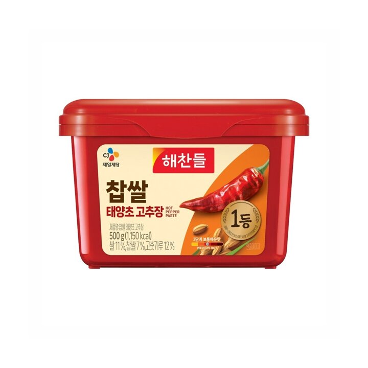 CJ해찬들 찹쌀태양초 고추장500g