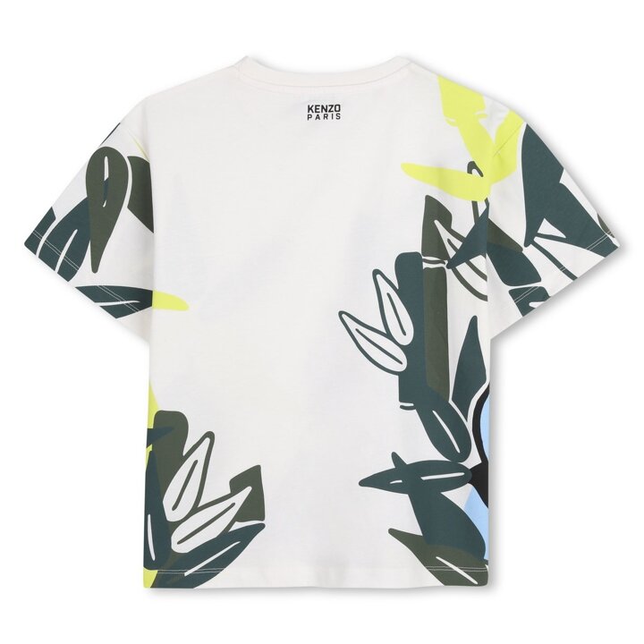 (신세계강남점)[KENZO KIDS 공식수입원] 3 12세 EDEN JUNGLE 코끼리정글 반팔 티셔츠(26SS Z265AFT312)