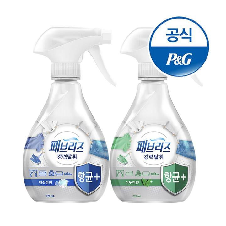 페브리즈 섬유탈취제 항균 370ml 2개