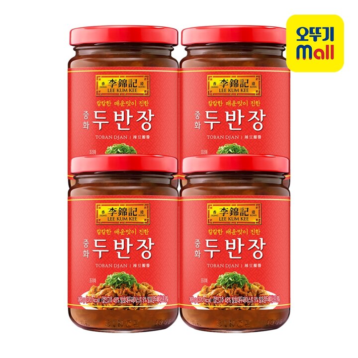 [본사직영] 오뚜기 이금기 중화두반장 368g 4개