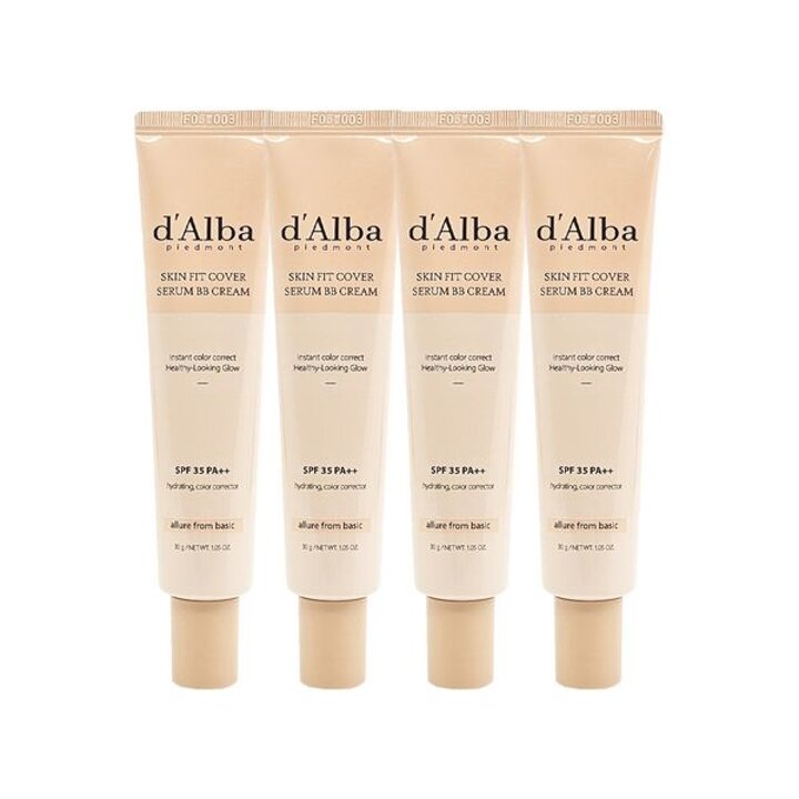 [하프클럽/달바] 스킨 핏 커버 세럼 비비크림 30g  SPF35  4개