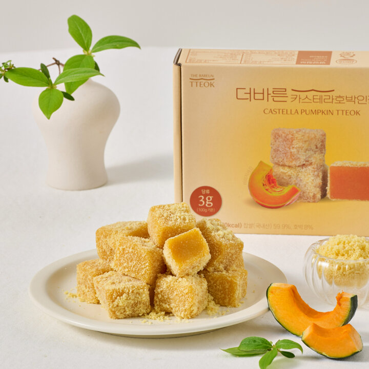 더바른 카스테라호박인절미 1box 떡 인절미