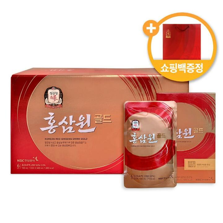  정관장 홍삼원골드 100ml x 24포 / 쇼핑백 증정
