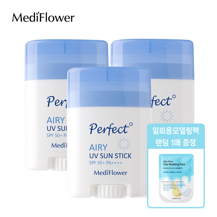 퍼펙트 에어리 유브이 선스틱 23gx3개 / 일회용 모델링팩 1개 랜덤증정 