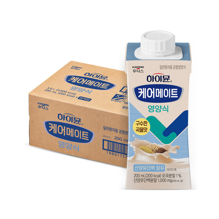 [S] NEW 하이뮨 케어메이트 균형 영양식 200ml 18입 1박스