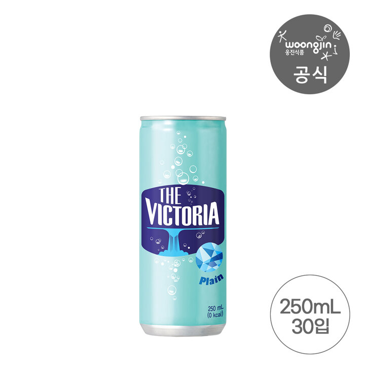 웅진식품 더 빅토리아 탄산수 250mL 30캔 플레인