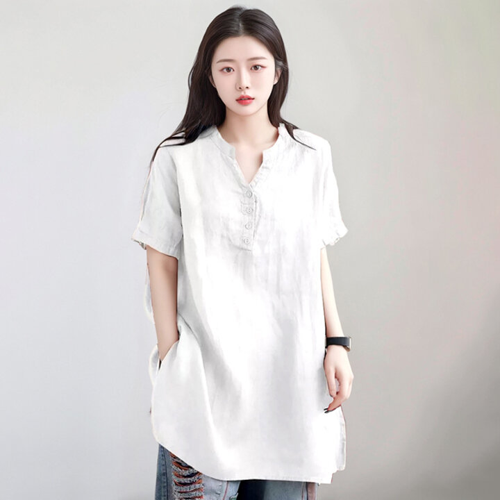 [헬리꽁땡]반오픈롱카라셔츠3종