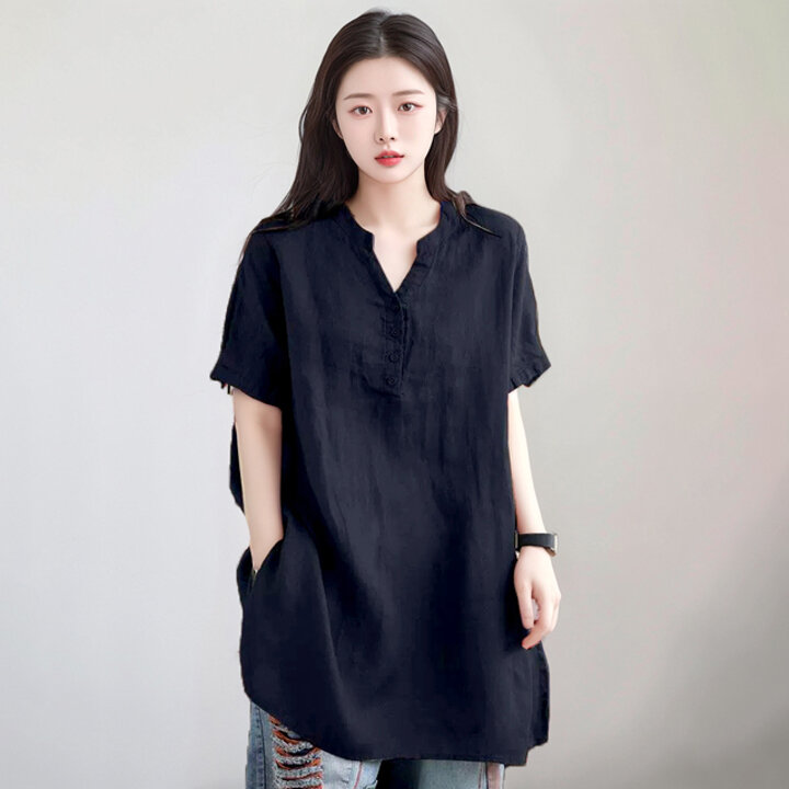 [헬리꽁땡]반오픈롱카라셔츠3종