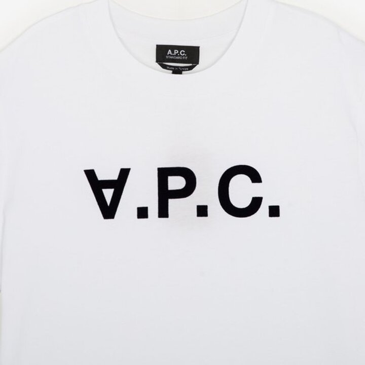 남성 VPC 로고 블랑/다크네이비 반팔티 COHBM M26384 TAE