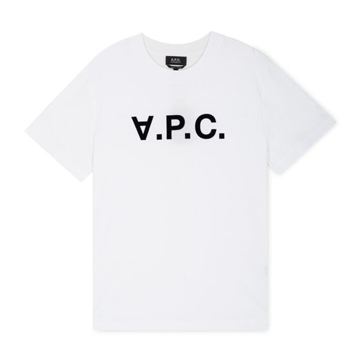 남성 VPC 로고 블랑/다크네이비 반팔티 COHBM M26384 TAE