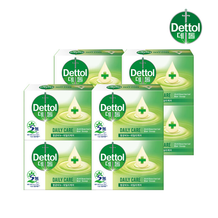 데톨 데일리케어 항균비누 100g x8개 손소독 항균비누 비누 Dettol