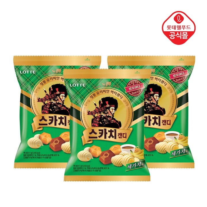 스카치캔디(세가지맛)317g x 3봉