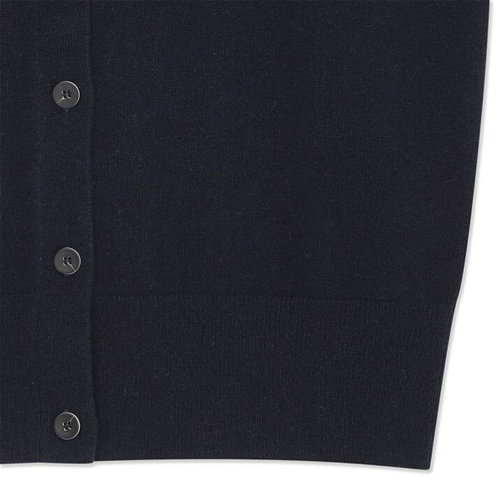 (신세계센텀점)캐시미어 베이직 가디건 (ZFKKCA102C-NAVY)