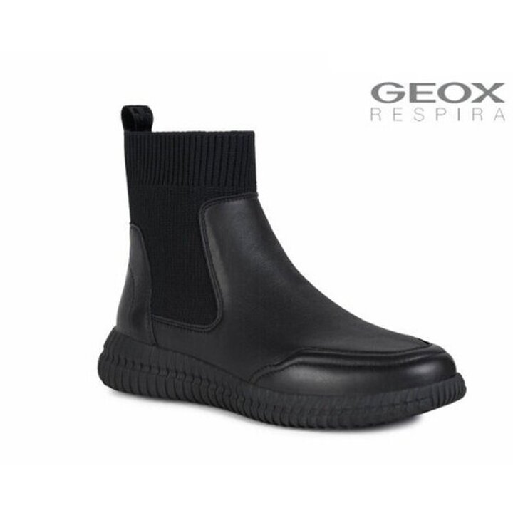 (신세계강남점)[GEOX]제옥스 여성 New 24F/W 컴포트 삭스 니트 앵클 부츠 누베 W1B4GAA0W11 블랙/W1B4GAA0W12
