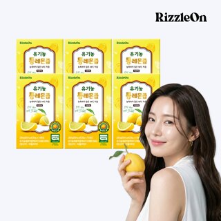 G[리즐온] 유기농 통레몬즙 20g x 14포 6박스