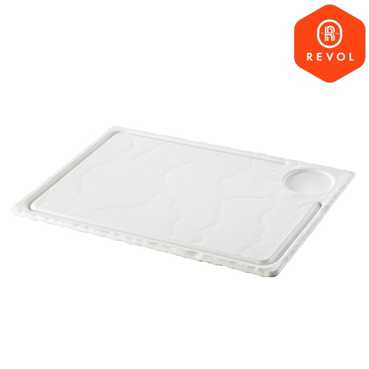 [레볼] 베솔트 스테이크 접시 33x24cm (화이트)