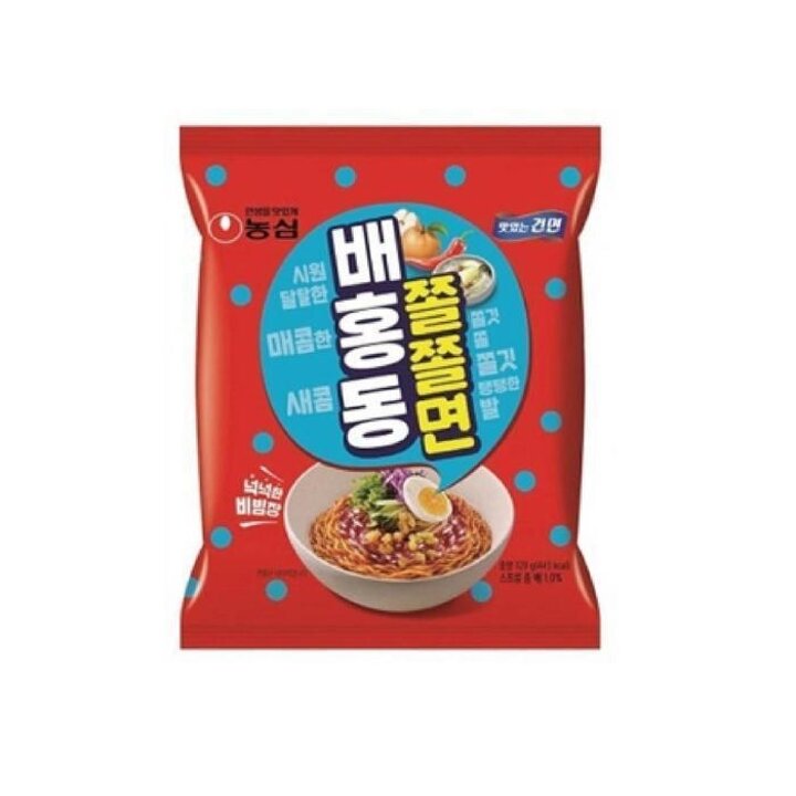 [농심]  배홍동 쫄쫄면 129g 20개 (43895252)