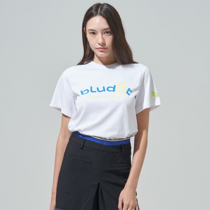 [BLUDOT] 아트워크 프린팅 반팔 티셔츠 WB