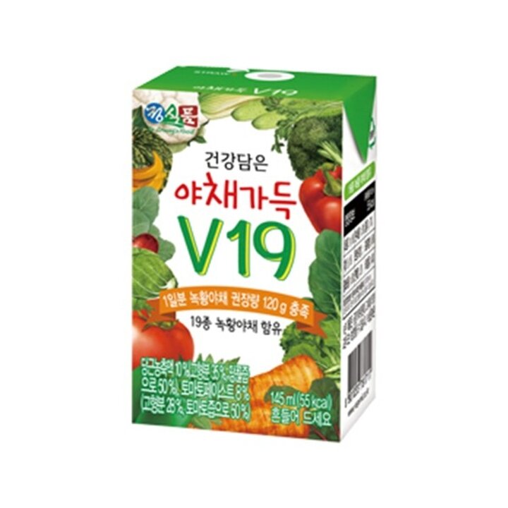 정식품 건강담은 야채가득V19 145ml 72팩