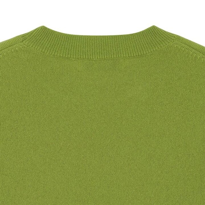 (신세계센텀점)캐시미어 베이직 크루넥 풀오버 (ZFKKCN101C-L/GREEN)