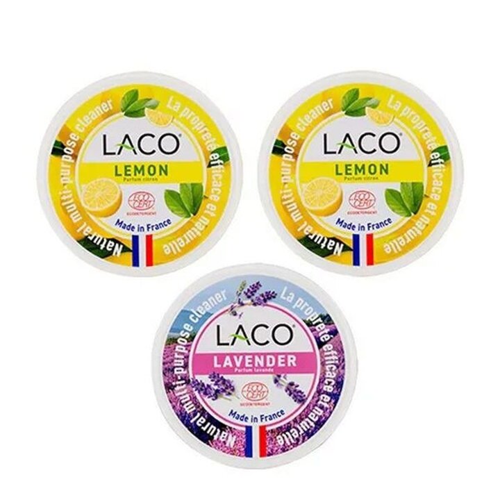 프랑스 LACO 세정제(레몬X2+라벤더)+전용스펀지X3[34245743]