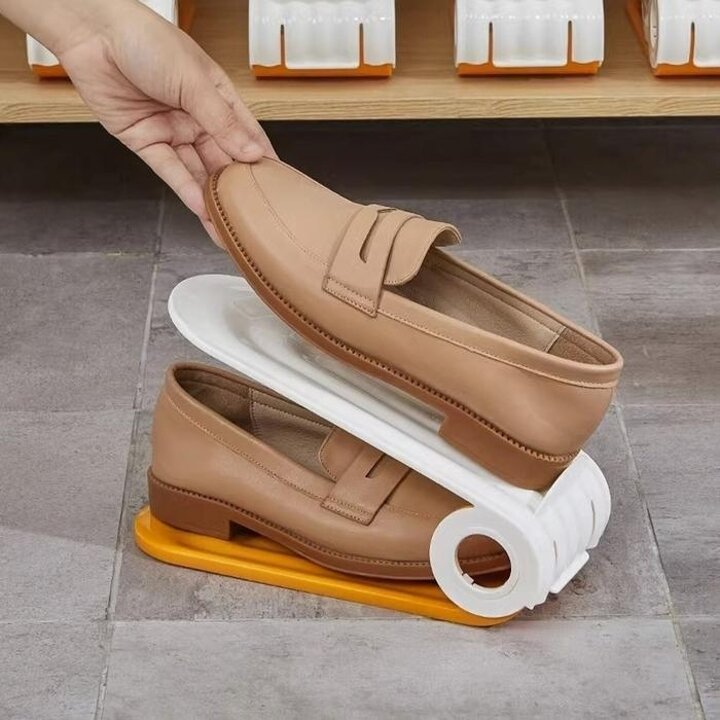 각도조절4단슈즈랙신발장정리대보관함케이스
