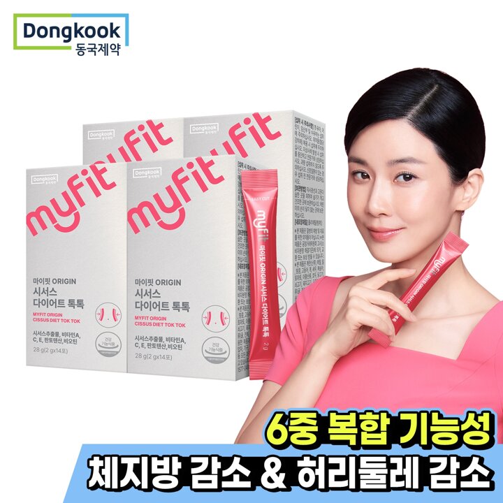 [동국제약] 마이핏 시서스 다이어트 톡톡  분말 14포 4박스