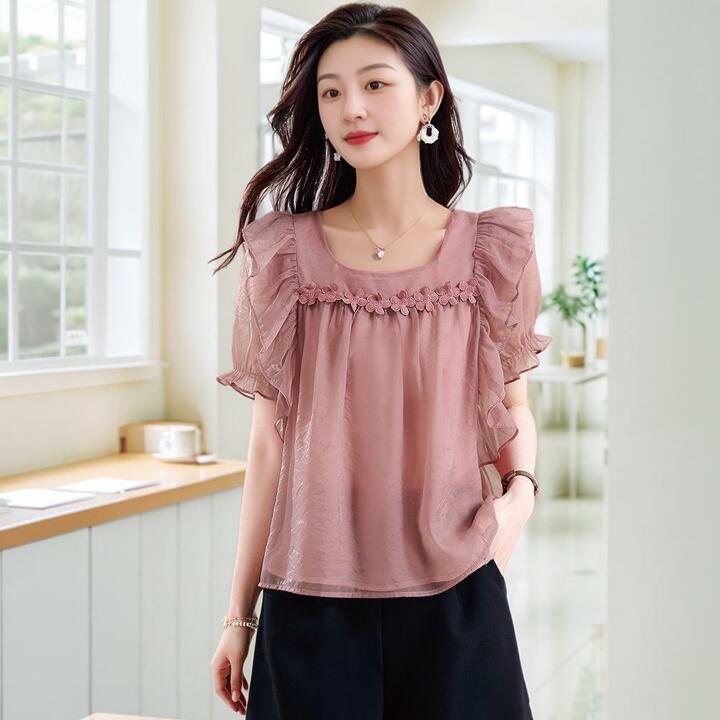 [알트베니] 아리카쉬폰블라우스2종