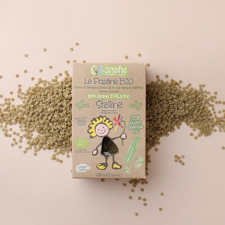 (신세계본점)제로트레 유기농 스텔리네 키즈 어린이 파스타 250g