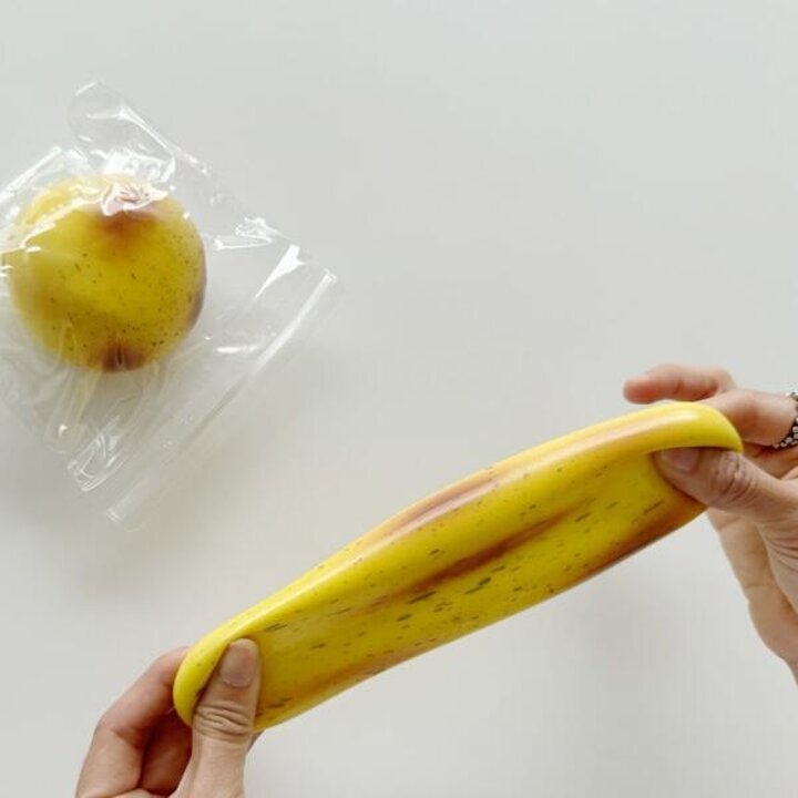 아트박스/필레오 쫀득 감자 빵 스퀴시 말랑이 슬랑이 힐링 장난감