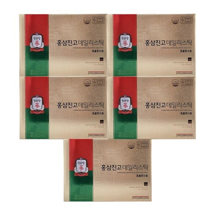 정관장홍삼진고데일리스틱10gx20포(쇼핑백동봉)5박스Ss