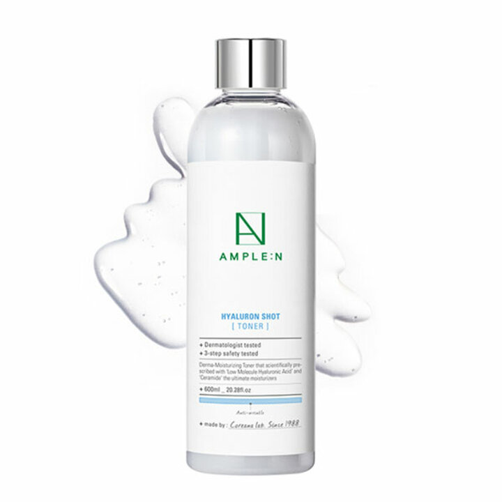 코리아나 앰플엔 히알루론샷 토너 600ml