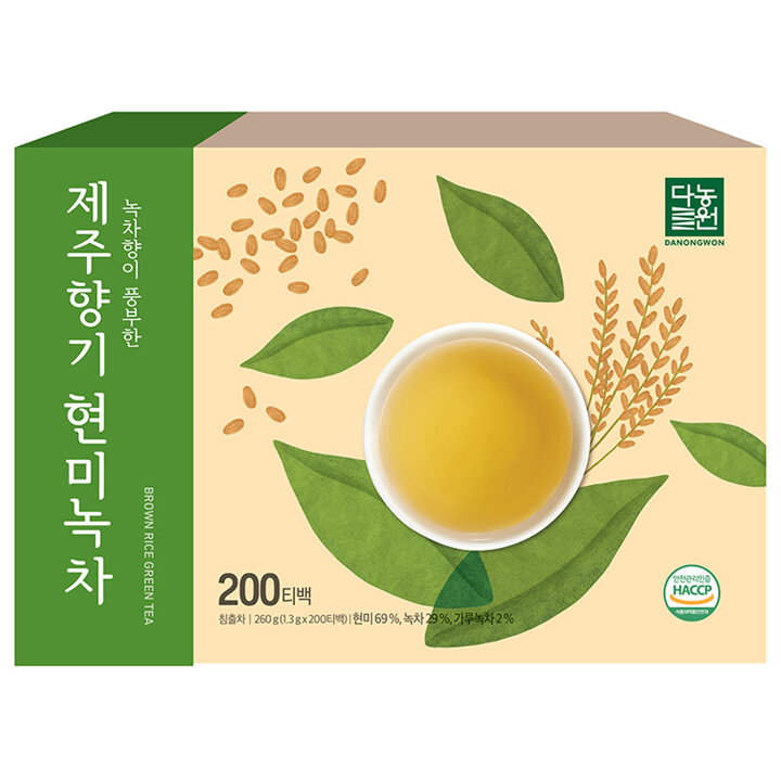 다농원 제주향기 현미녹차 200T