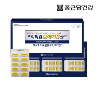 종근당건강 프리미엄 오메가3 골드 1세트 (총 6개월분)