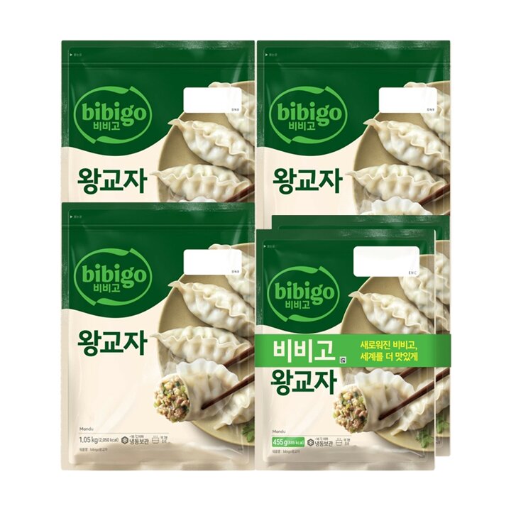 CJ제일제당 비비고 왕교자 1.05kg x3봉 + 비비고왕교자 455g x2봉