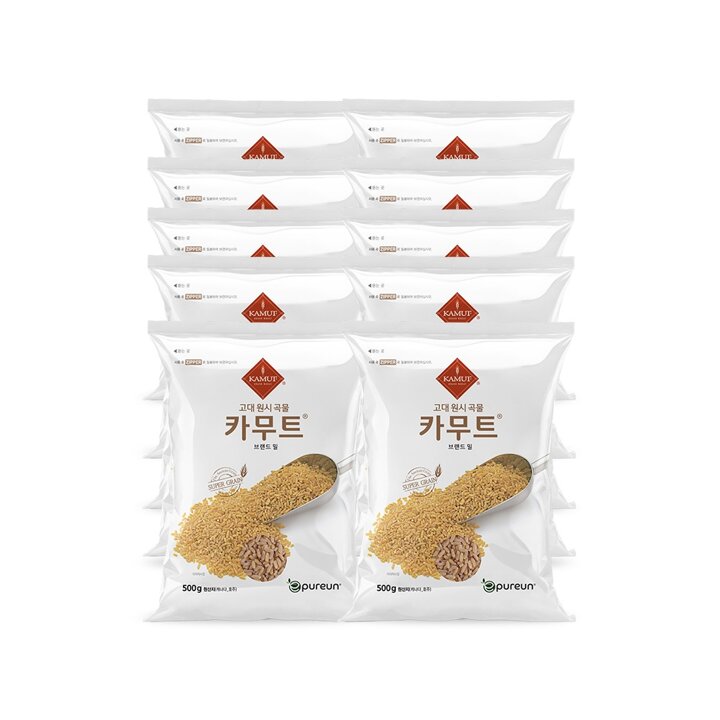고대곡물 정품 카무트 쌀 (500gX10봉)