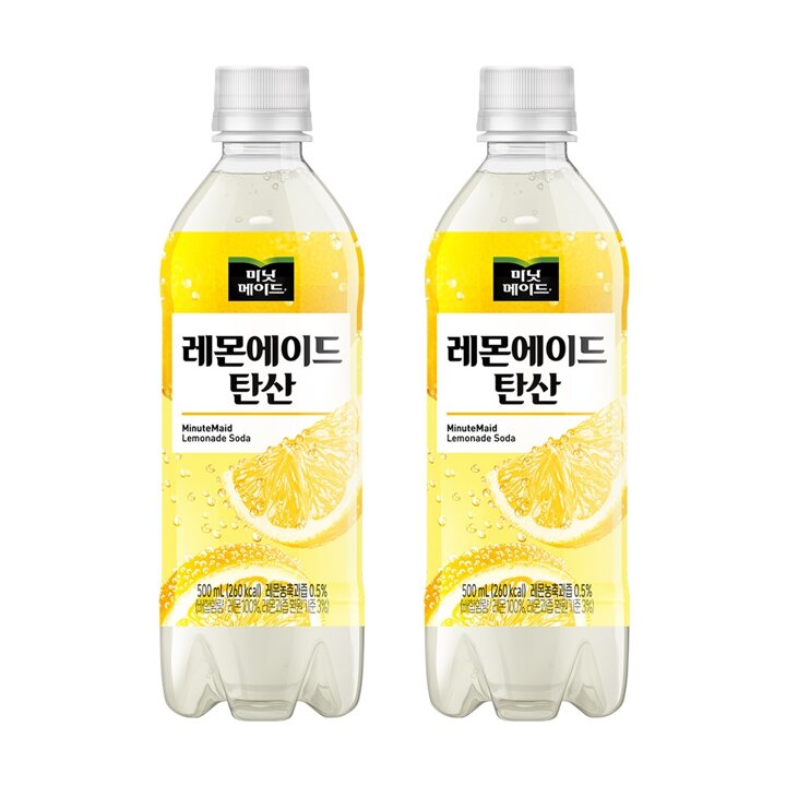[본사직영] 미닛메이드 레몬에이드 탄산 500PET 4X6