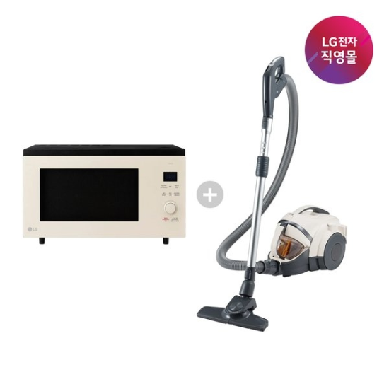 [LG전자 직영] 세트모델 MLJ39EWO+K83WGY (광파오븐+청소기)