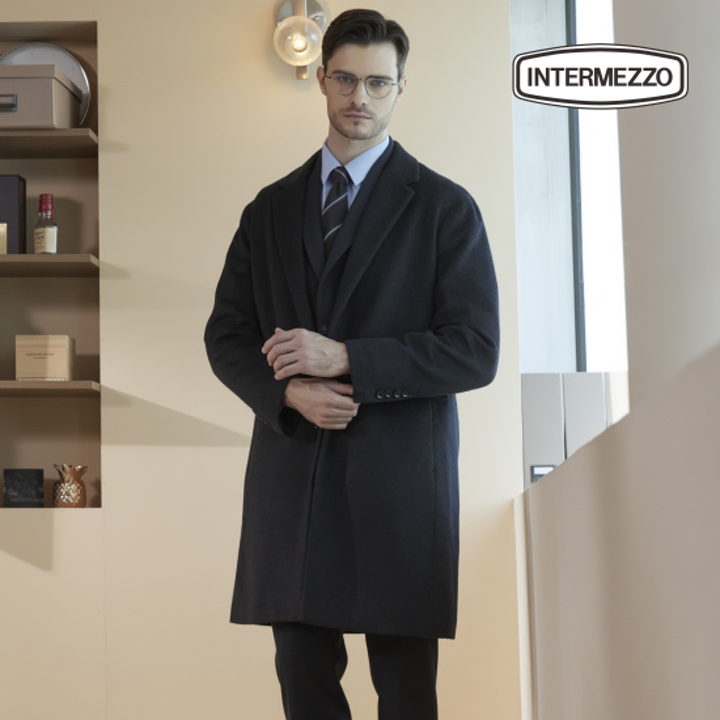 [웅니버스] 인터메조 25FW 울 캐시미어 블랜디드 코트