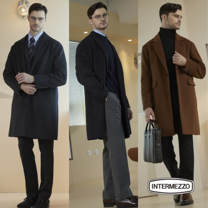 [웅니버스] 인터메조 25FW 울 캐시미어 블랜디드 코트