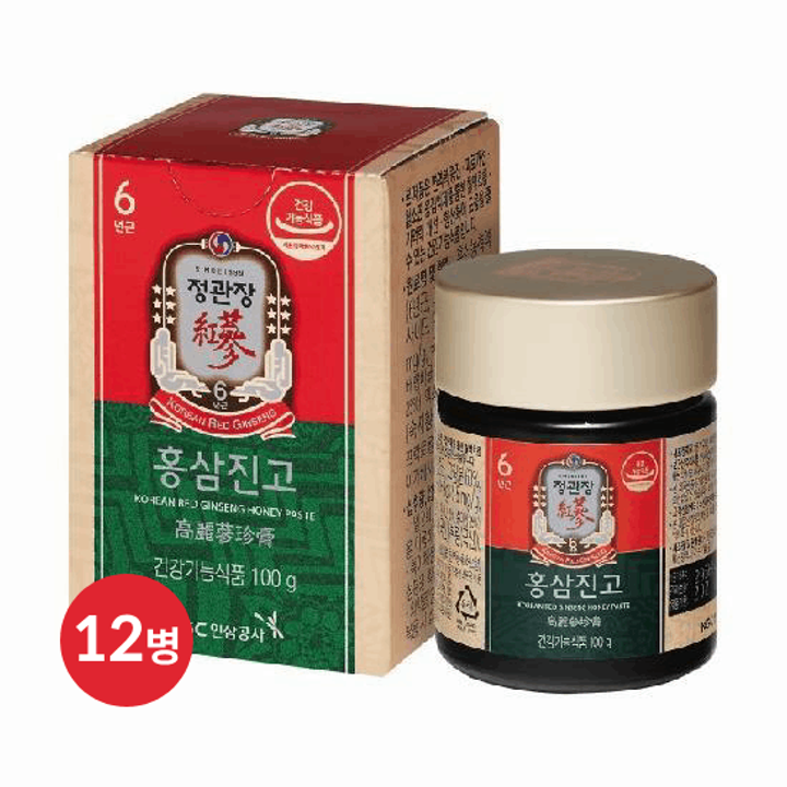 [정관장 본사직영]홍삼진고 (100g) x 12병+쇼핑백