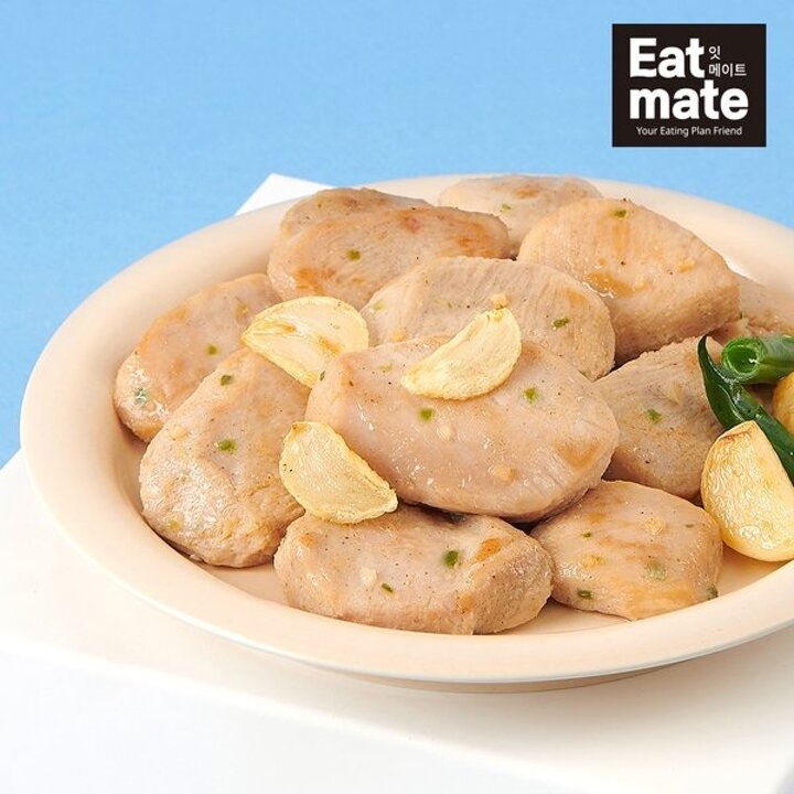 잇메이트 스팀 닭가슴살 마늘맛 100gx30팩(3kg)