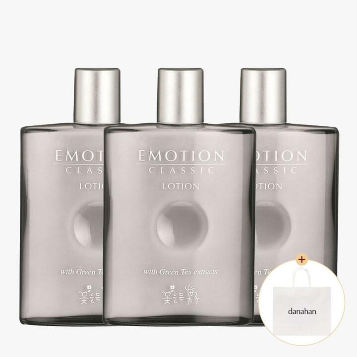 꽃을든남자 이모션 클래식 로션 160ml, 3개 [증정]다나한 쇼핑백