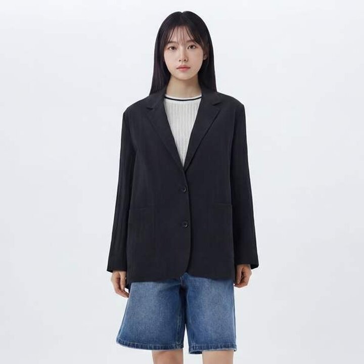 (신세계의정부점)투버튼 베이직 자켓 AS2WJ460