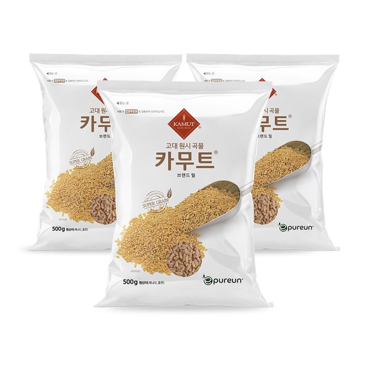 고대곡물 정품 카무트 쌀 (500gX3봉)
