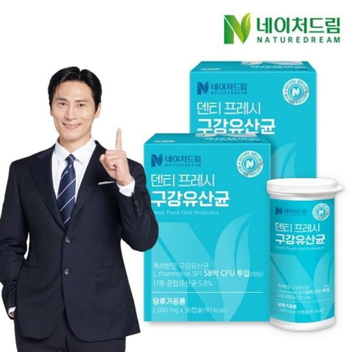 네이처드림 덴티 프레시 구강유산균 1000mg 30정 2박스[35436262]