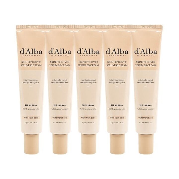 [하프클럽/달바] 스킨 핏 커버 세럼 비비크림 30g  SPF35  5개