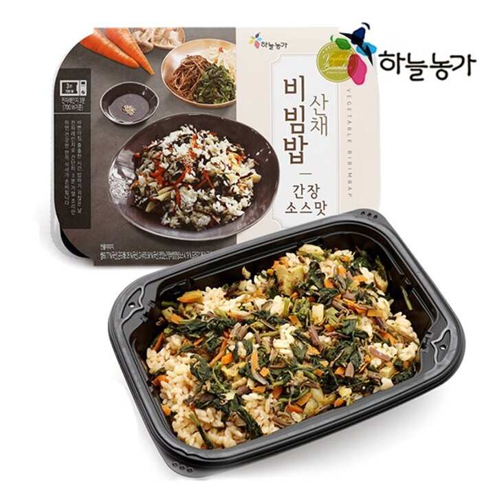 [하늘농가]산채비빔밥 간장소스맛 215g x 5팩