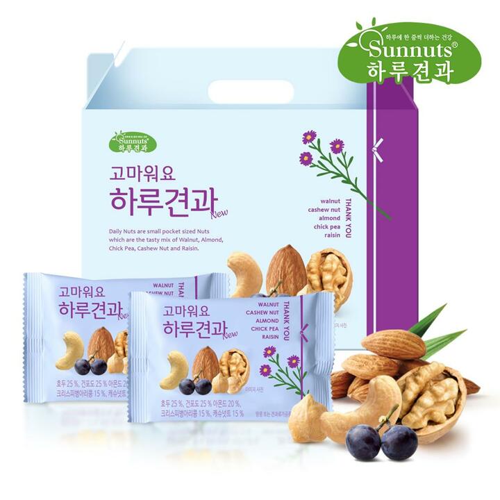 [하루견과] 고마워요 하루견과 30입 견과 선물세트 견과세트