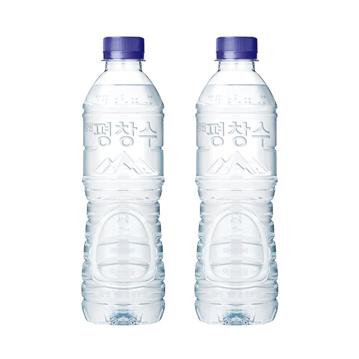 [본사직영] 강원평창수 무라벨 500ml 20개